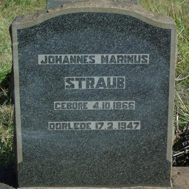 STRAUB Johannes Marinus 1866-1947