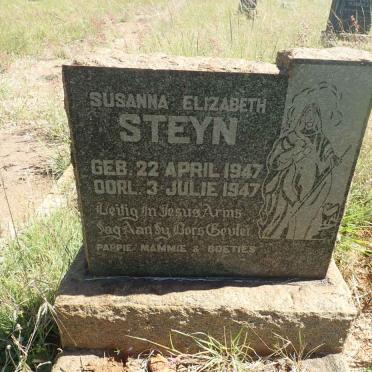 STEYN Susanna Elizabeth 1947-1947