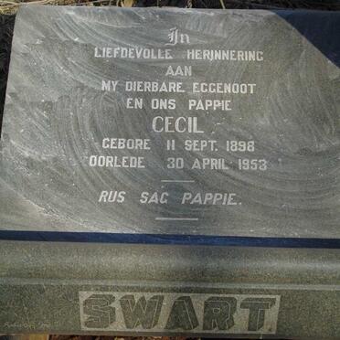 SWART Cecil 1898-1953