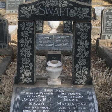 SWART Jacobus P.J. 1905-1960 & Maria Magdalena 1908-1986