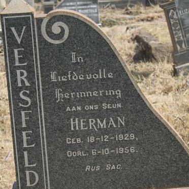 VERSFELD Herman 1929-1956