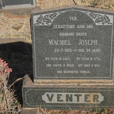 VENTER Machiel Joseph -1955