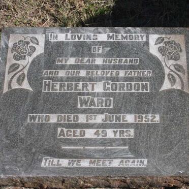 WARD Herbert Gordon -1952