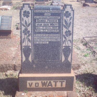 WATT Daniel Fourie, v.d. 1893-1941