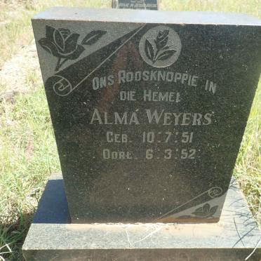 WEYERS Alma 1951-1952