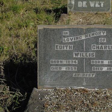 WILLIS Charles 1874-1960 &amp; Edith 1874-1959
