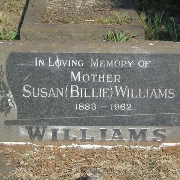 WILLIAMS Susan 1883-1962