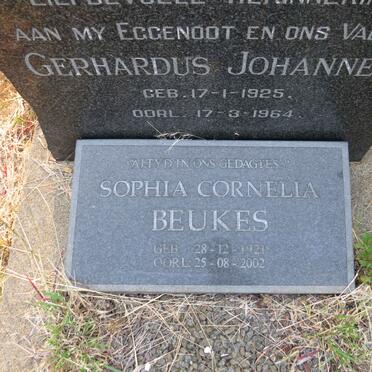 BEUKES Gerhardus Johannes 1925-1964 & Sophia Cornelia 1921-2002 _2