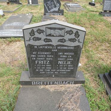 BREITENBACH Fritz 1910-1996 & Nelie 1914-2002