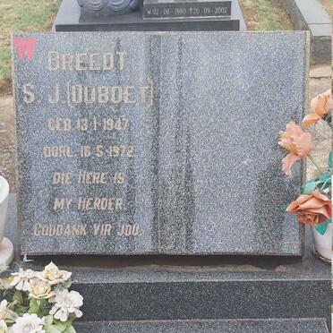 BREEDT S.J. 1947-1972