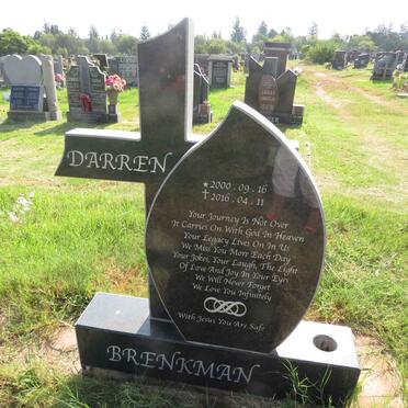 BRENKMAN Darren 2000-2016