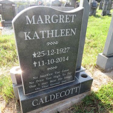 CALDECOTT Margret Kathleen 1927-2014