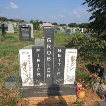 GROBLER Pieter 1919-2014 & Bettie 1927-2015 :: RAUTENBACH Rita 195?-2021 :: RAUTENBACH Lukas 1961-2018 