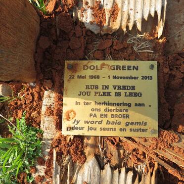 GREEN Dolf 1968-2013