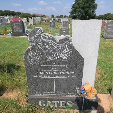 GATES Shaun Christopher 1991-2016