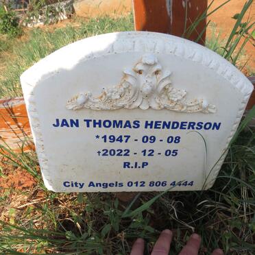 HENDERSON Jan Thomas 1947-2022