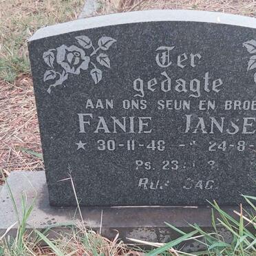 JANSEN Fanie 1948-1972