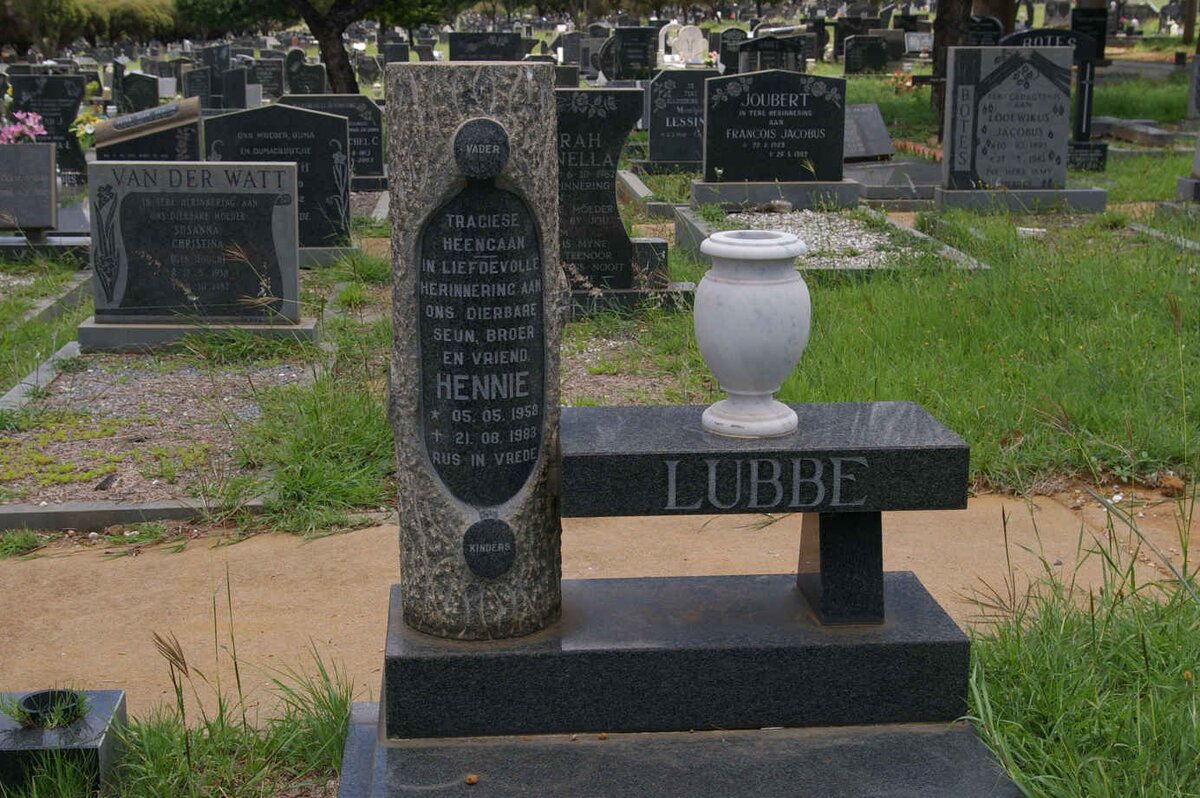 LUBBE Hennie 1958-1983