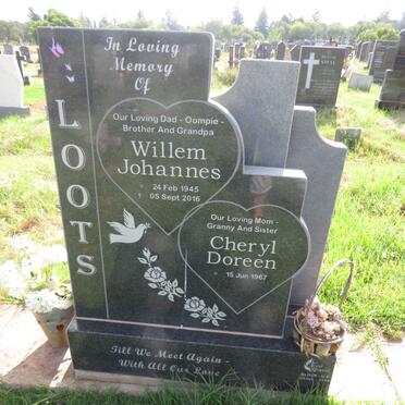 LOOTS Willem Johannes 1945-2016 & Cheryl Doreen 1967-