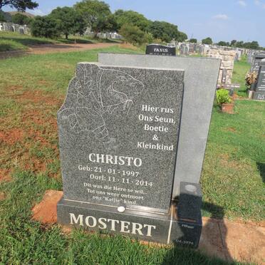 MOSTERT Christo 1997-2014
