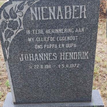 NIENABER Johannes Hendrik 1911-1972