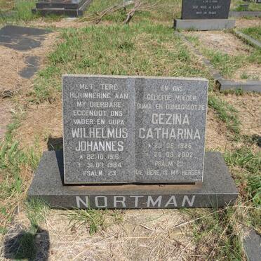 NORTMAN Wilhelmus Johannes 1916-1984 & Gezina Catharina 1925-2002