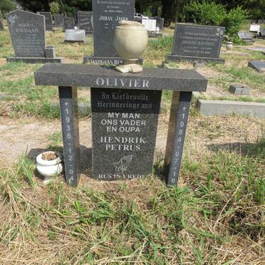 OLIVIER Hendrik Petrus 1936-1984