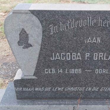 ORLANDINI Jacoba P. 1886-1972