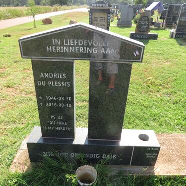 PLESSIS Andries, du 1946-2016