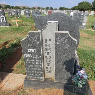PRETORIUS Gert Cornelius 1956-2014