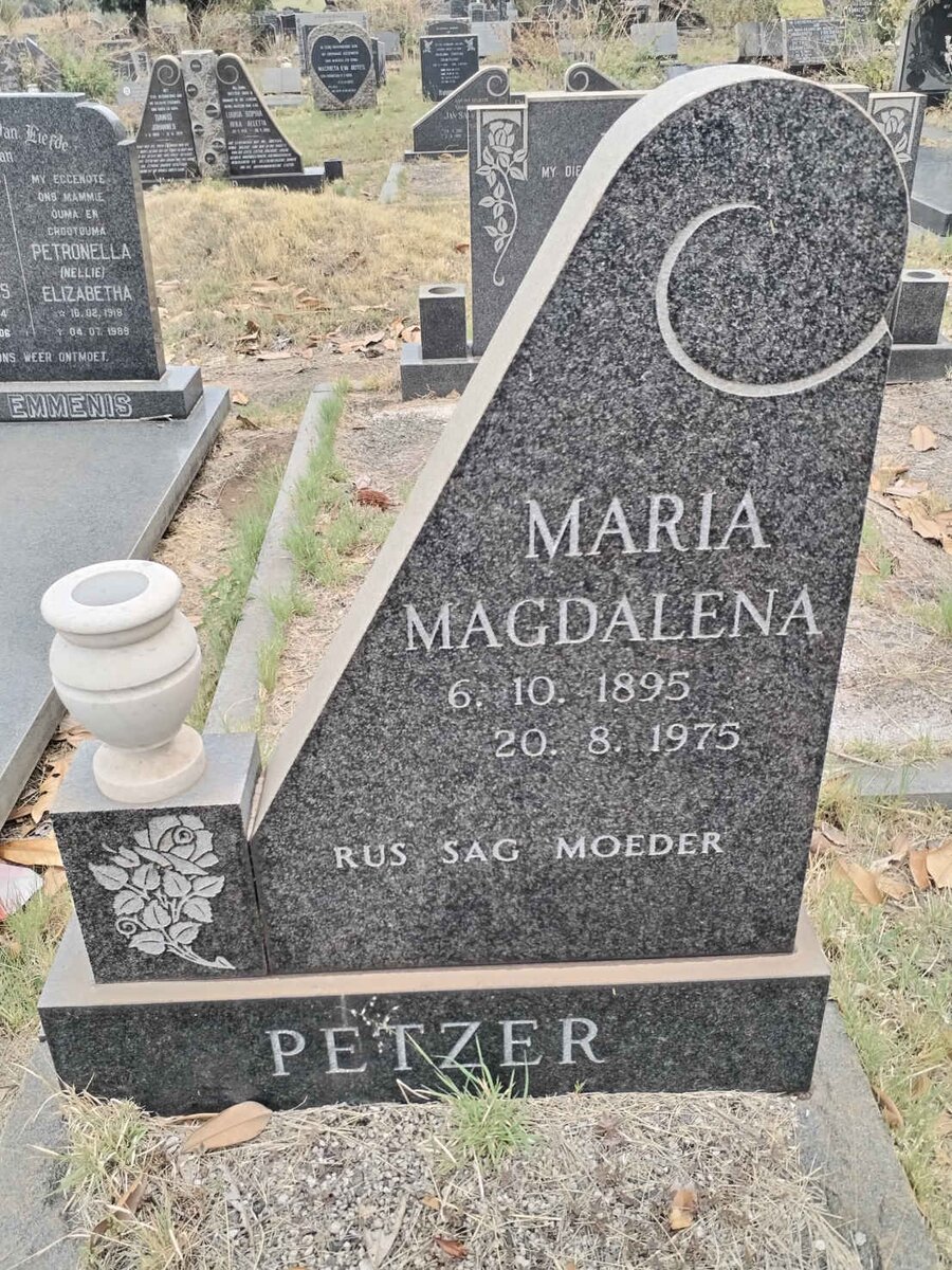 PETZER Maria Magdalena 1895-1975