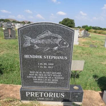 PRETORIUS Hendrik Stephanus 1950-2017