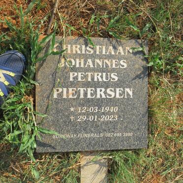 PIETERSEN Christiaan Johannes Petrus 1940-2023