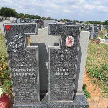 ROOYEN Corneluis Johannes, van 1938-2019 & Anna Maria 1943- 