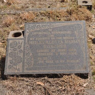 ROSCHER Heiley Aletta Maria 1909-1958