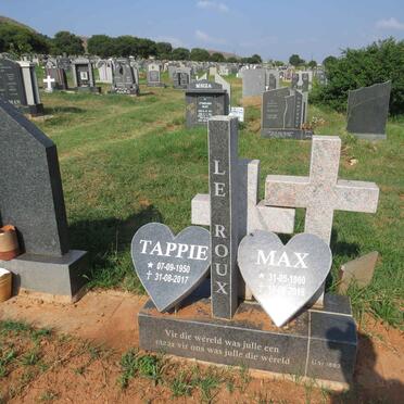 ROUX Tappie, le 1950-2017 & Max 1960-2015