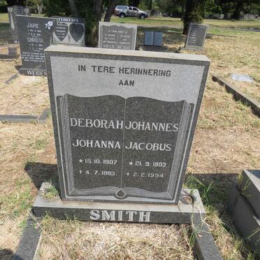 SMITH Johannes Jacobus 1903-1994 & Deborah Johanna 1907-1983