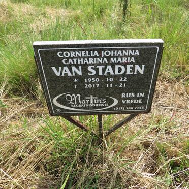 STADEN Cornelia Johanna Catharina Maria, van 1950-2017