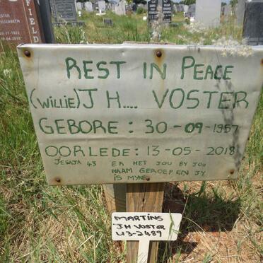 VOSTER J.H. 1957-2018