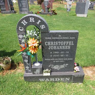 WARDEN Christoffel Johannes 1966-2019