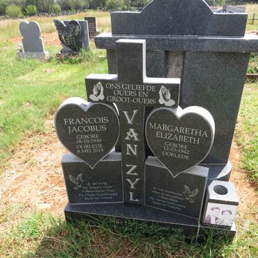 ZYL Francois Jacobus, van 1939-2019 & Margaretha Elizabeth 1942- 