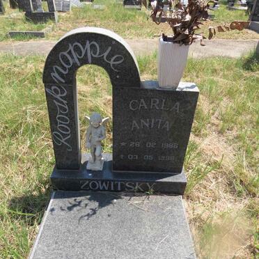 ZOWITSKY Carla Anita 1986-1986