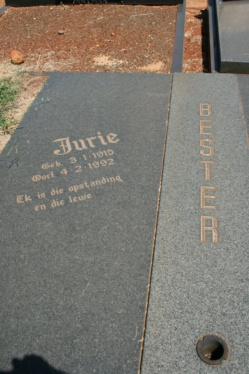 BESTER Jurie 1915-1992