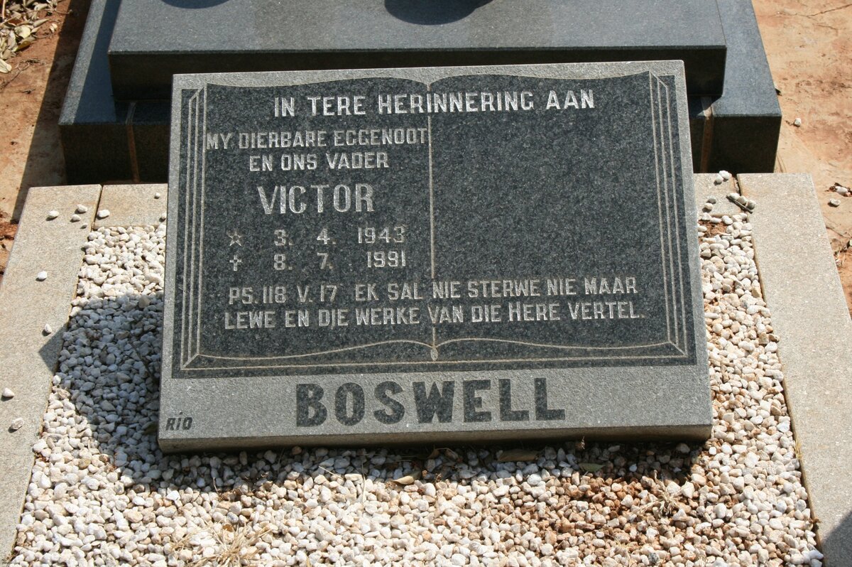 BOSWELL Victor 1943-1991
