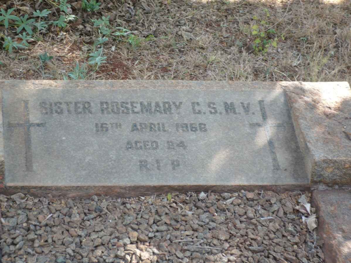 Sister Rosemary CSMV -1966