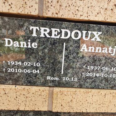 TREDOUX Danie 1934-2010 &amp; Annatjie 1937-2014