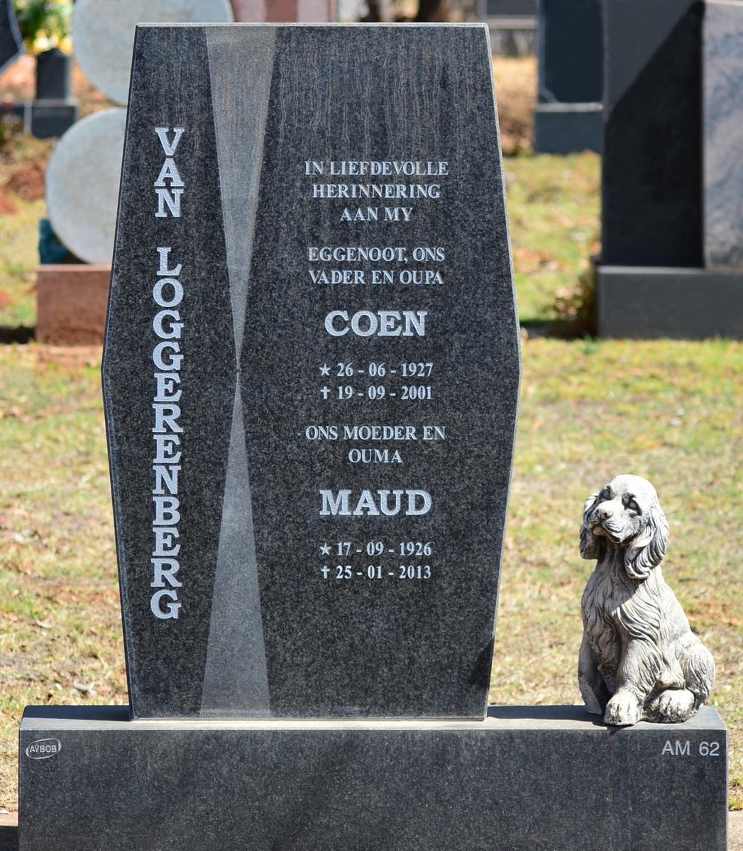 LOGGERENBERG Coen, van 1927-2001&amp; Maud 1926-2013
