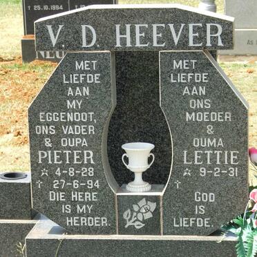 HEEVER Pieter, v.d. 1928-1994 &amp; Lettie 1931-