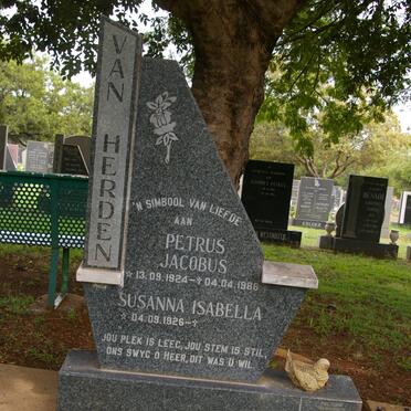 HERDEN Petrus Jacobus, van 1924-1986 &amp; Susanna Isabella 1926-