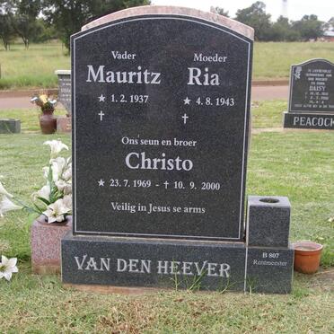 HEEVER Mauritz, van den 1937- &amp; Ria 1943- :: VAN DEN HEEVER Christo 1969-2000